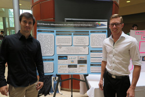 Justin Carver and Franck Modale display their first place presentation at the Dashboard Competition.
